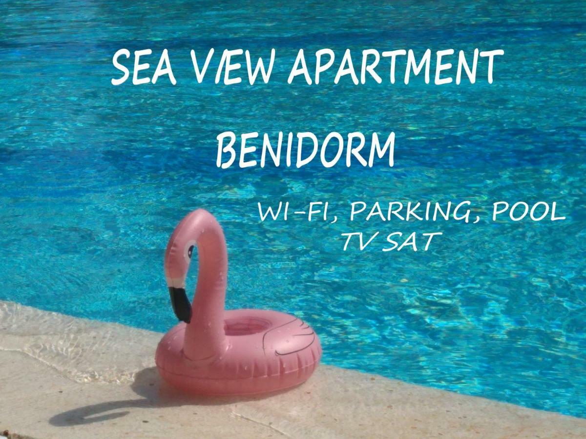 Apartment Sea View In Rincon De Loix- Free Parking, Pool, Wi-Fi, New Air Conditioning Benidorm Exteriör bild